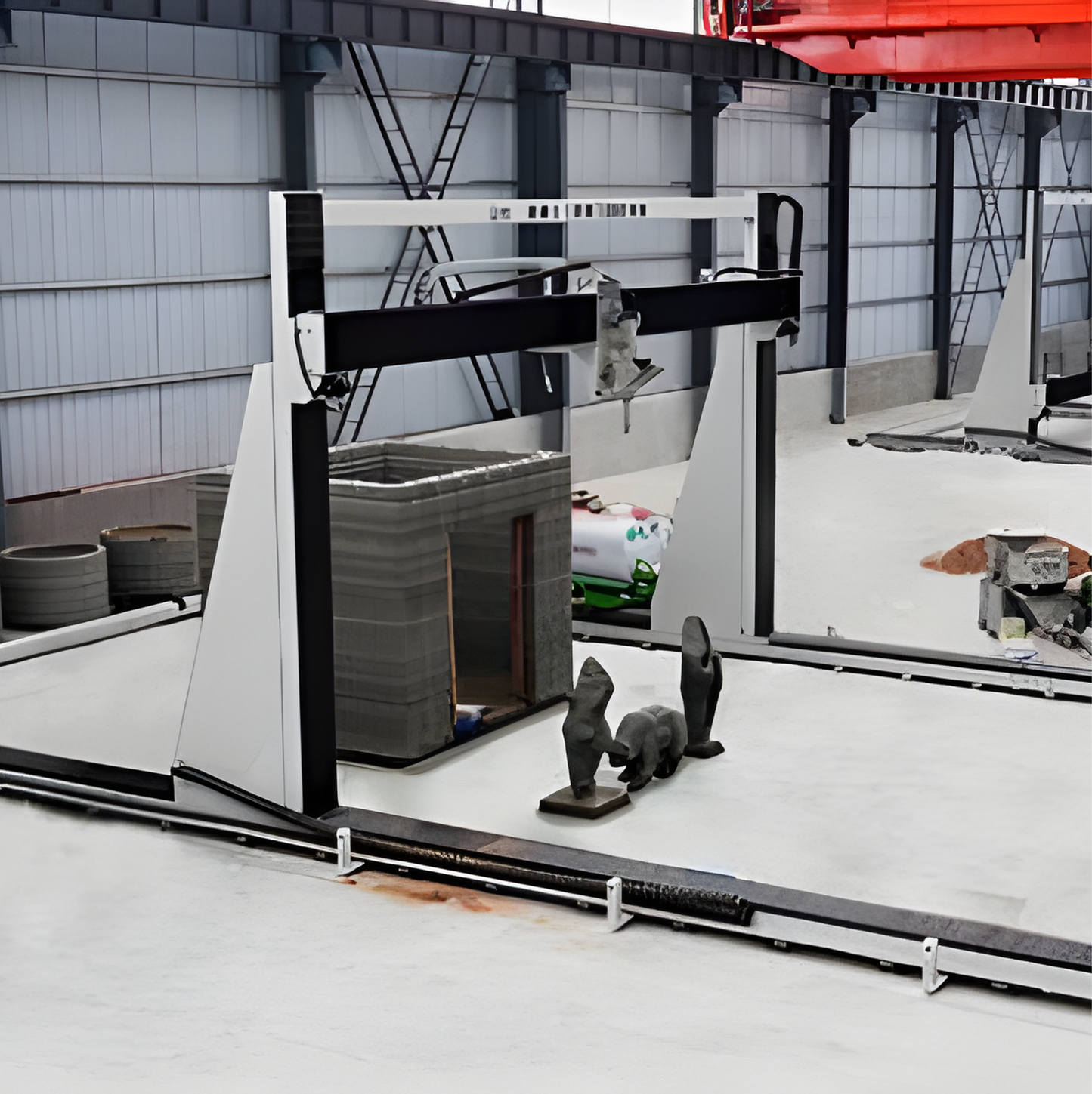 Concrete 3D Printer FLCP3535G 3500 * 3500 * 2400 mm Large Format Gantry-Style