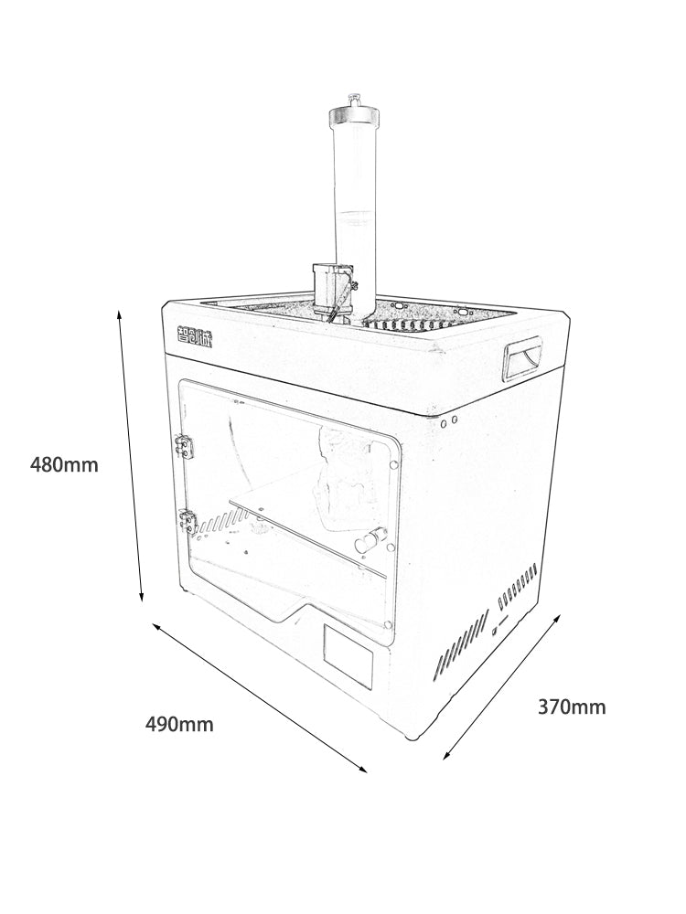 Clay 3D Printer FLKP2000 Desktop 3D Printer